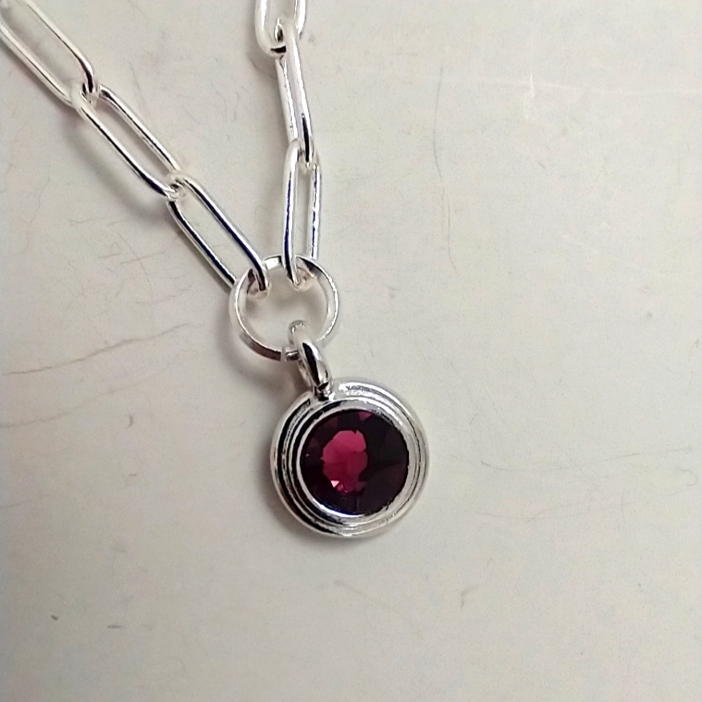 Swarovski Paperclip Chain Necklace